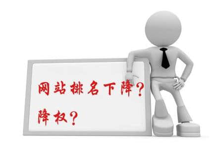 網(wǎng)站降權被K，排名下降了我們該如何應對？